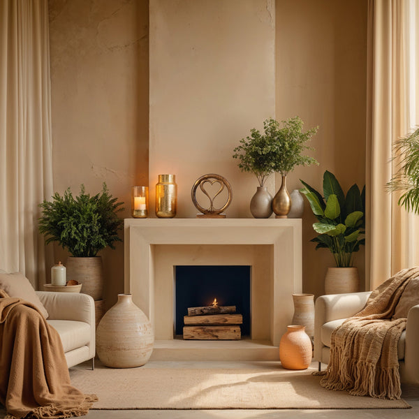 Solid Wood Heart Sculpture - Unique Gift from Daughter, Son, Husband - Perfect for Home, Mantel, Fireplace, and Foyer Decor - Tabletop Accent Decozen