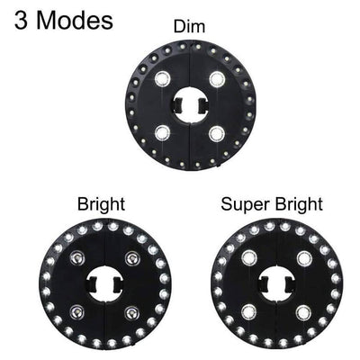 Patio Umbrella Light 3 Brightness Modes Cordless 28 LED Lights