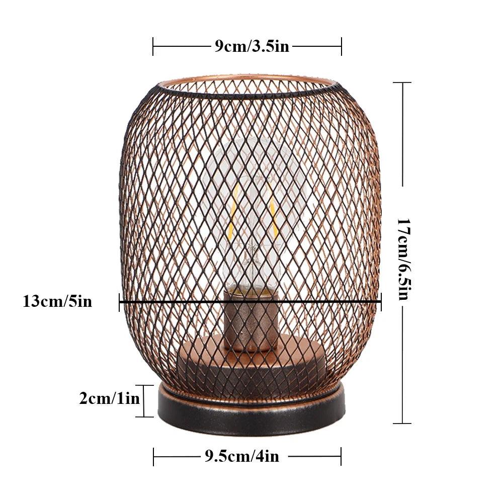 Set of 2 Battery Operated Lamp LED Table Lantern-Egg Shape