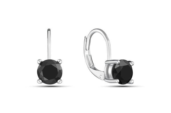 Lab Created Round LeverBack Earrings - 4 Colors - Gifts for You 'n Me
