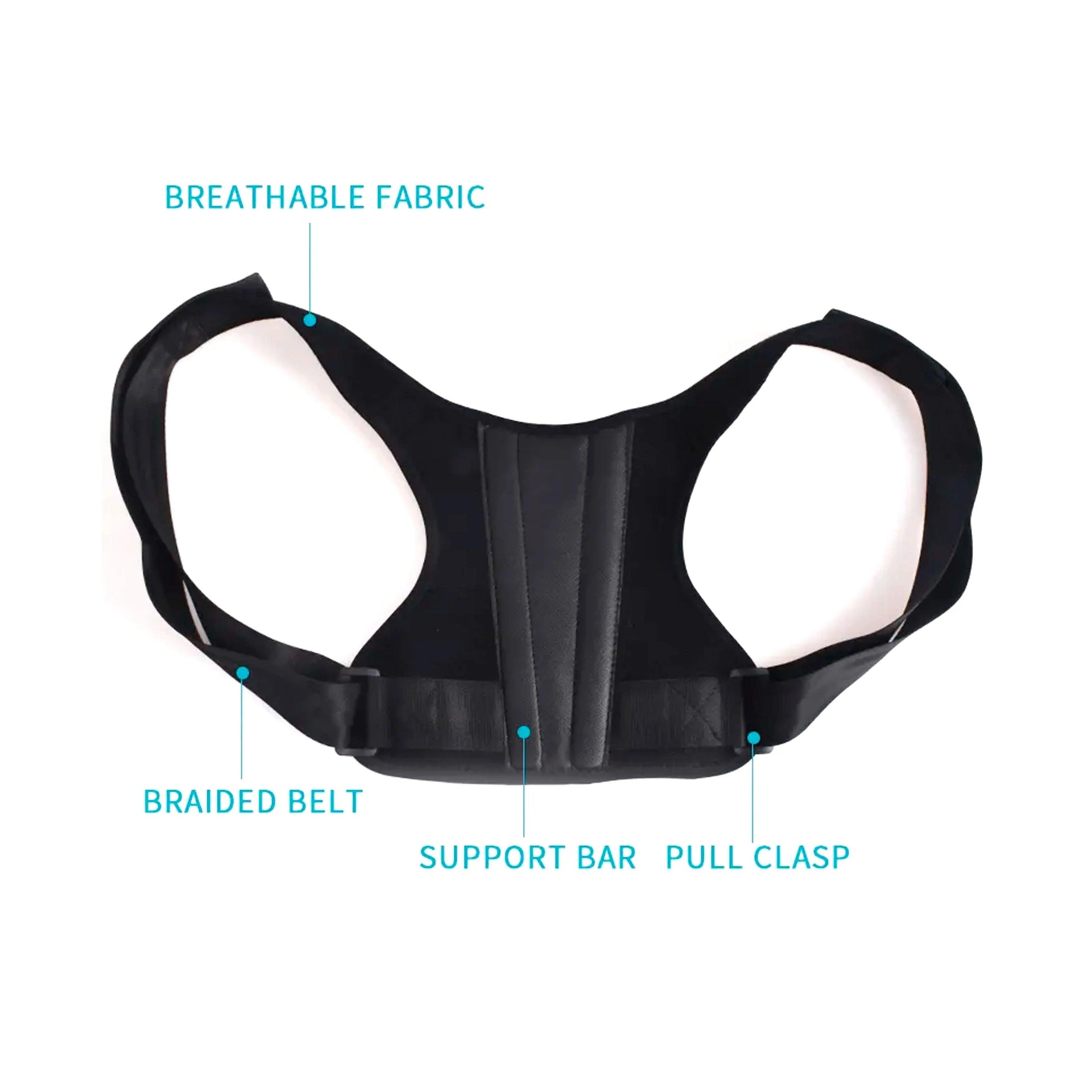 Adjustable Posture Corrector With Back Support Bar & Breathable Upper Back Brace - Gifts for You 'n Me