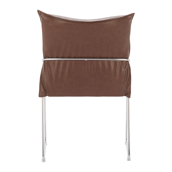 Pola Dining Chair (Set of 2) Brown