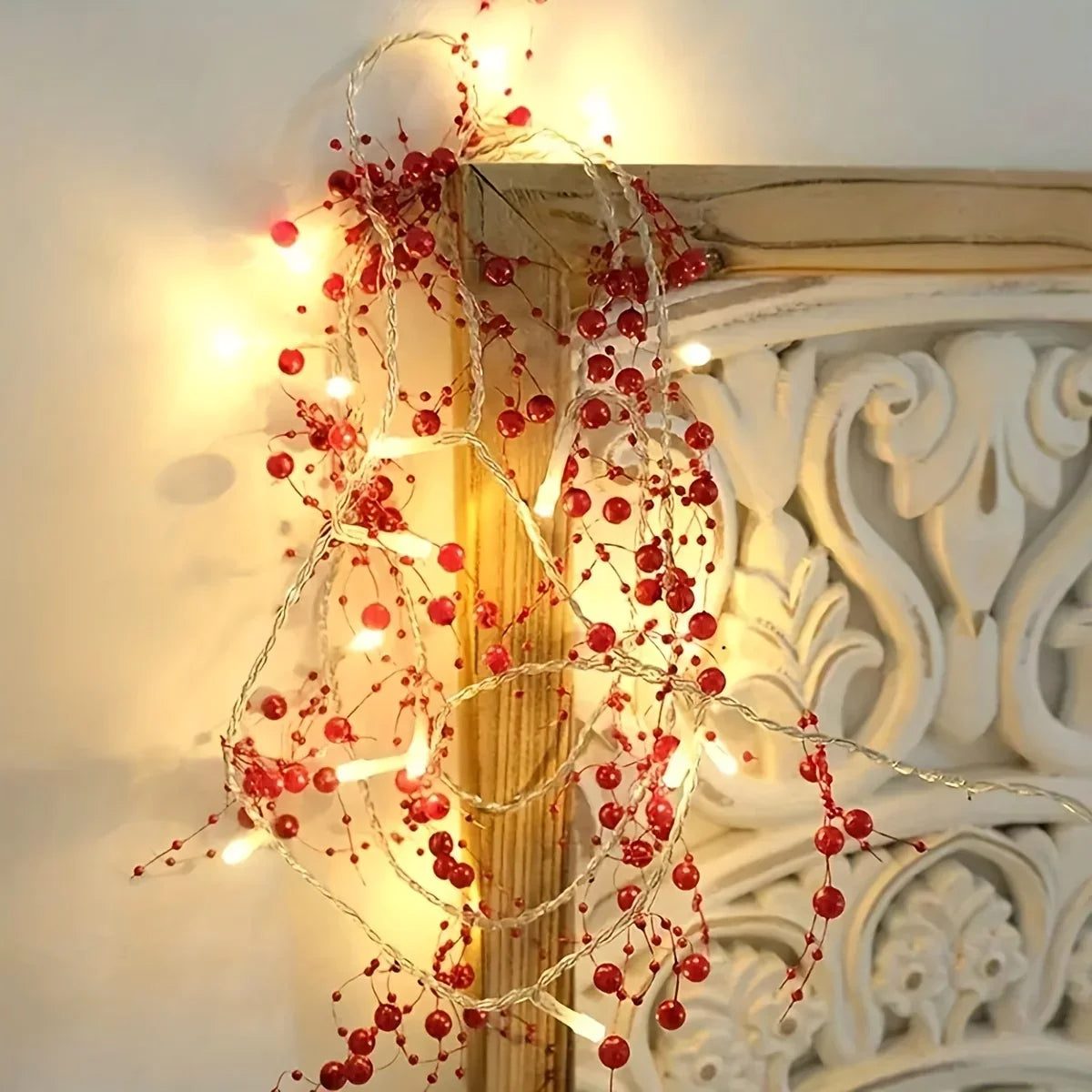 Pearl String Lights, LED, Festive Christmas Decorations