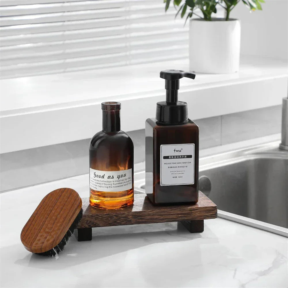 Pedestal Stand - Wooden Small 8.6inch