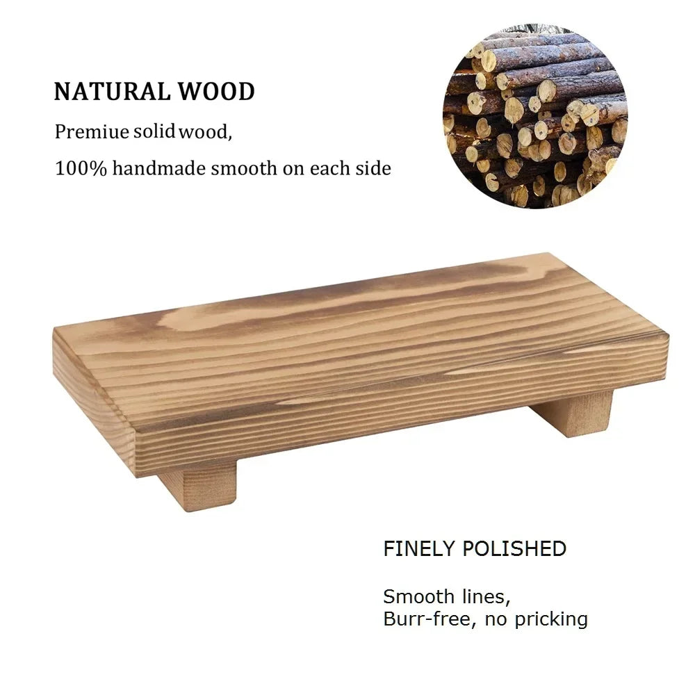 Pedestal Stand - Wooden Small 8.6inch