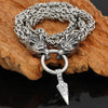 Vikings Fenrir Gungnir Stainless Steel Necklace
