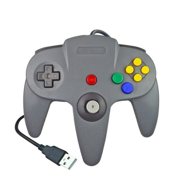 Perfect White M Shaped USB Wired Gamepad Classic Joystick Controller Compatible With Computer PC Laptop