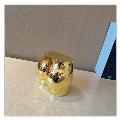 Personalized funny butt metal bag mini coin lipstick bag niche crossbody bag