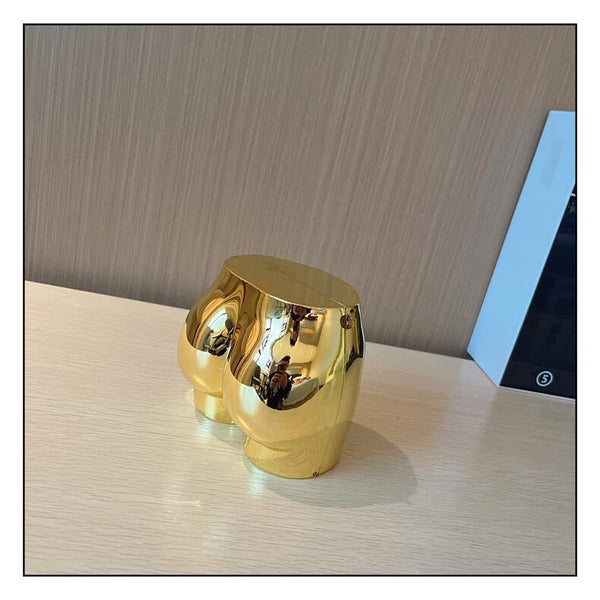 Personalized funny butt metal bag mini coin lipstick bag niche crossbody bag