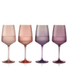 Reserve Nouveau Crystal Wine Glasses in Moonrise, Set of 4