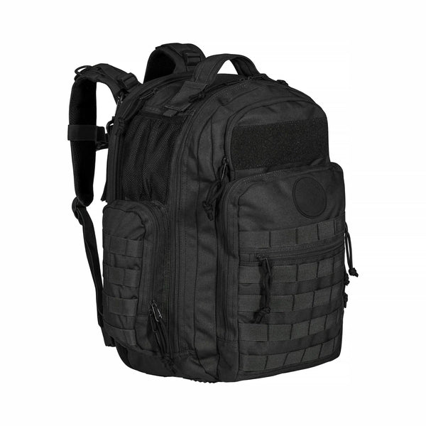 Phil & Jack Dad Diaper Bag Backpack, Baby Diaper Bag with Changing Station, Tactical Military Style, Womens Mens Diaper Bag (Black)