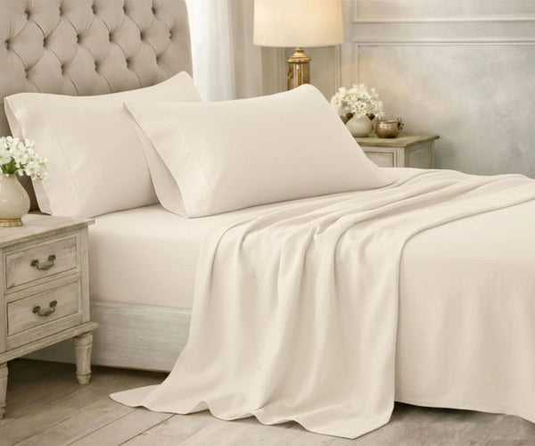 100% Cotton Sheet Set – King, Queen, Twin