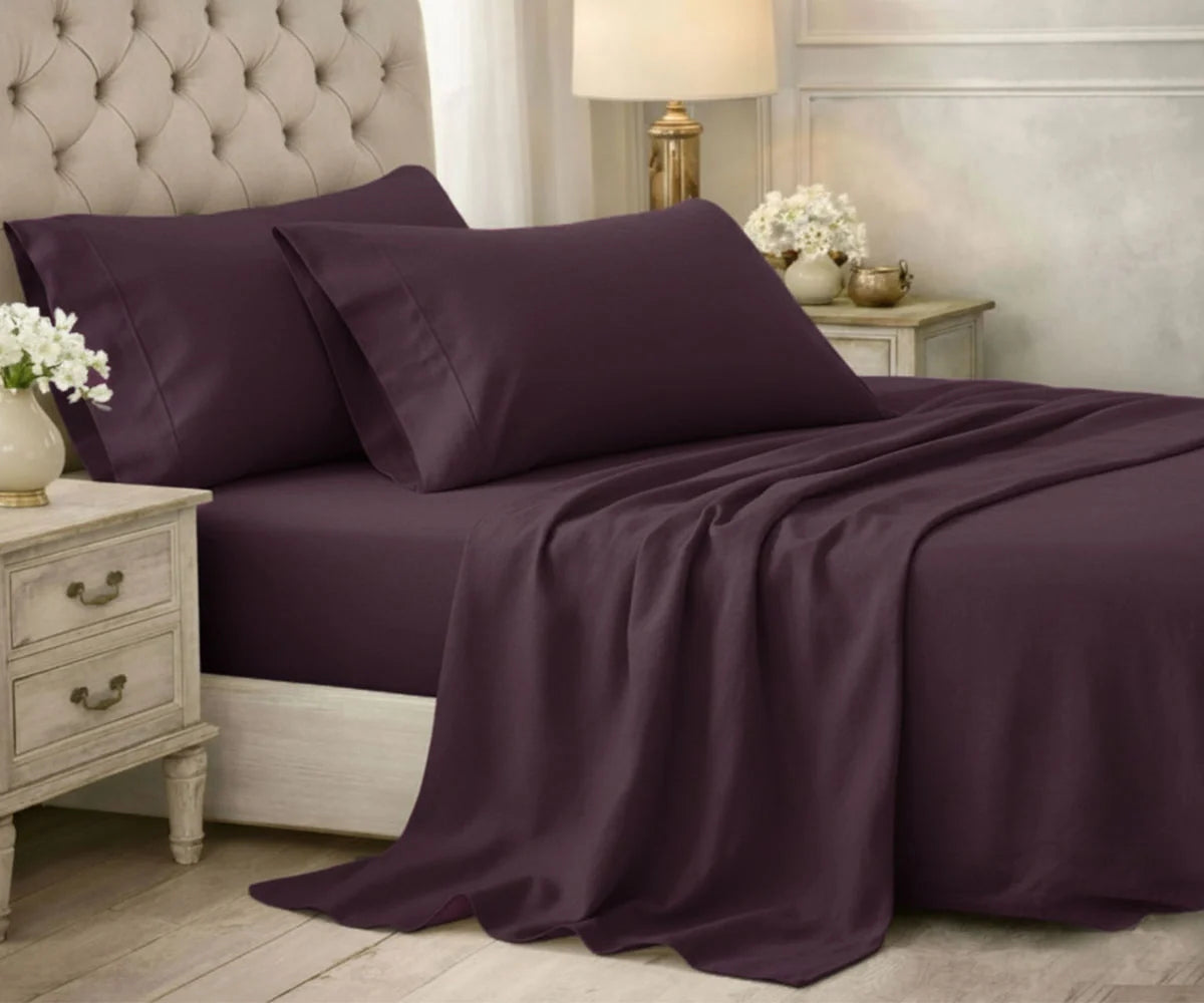 100% Cotton Sheet Set – King, Queen, Twin