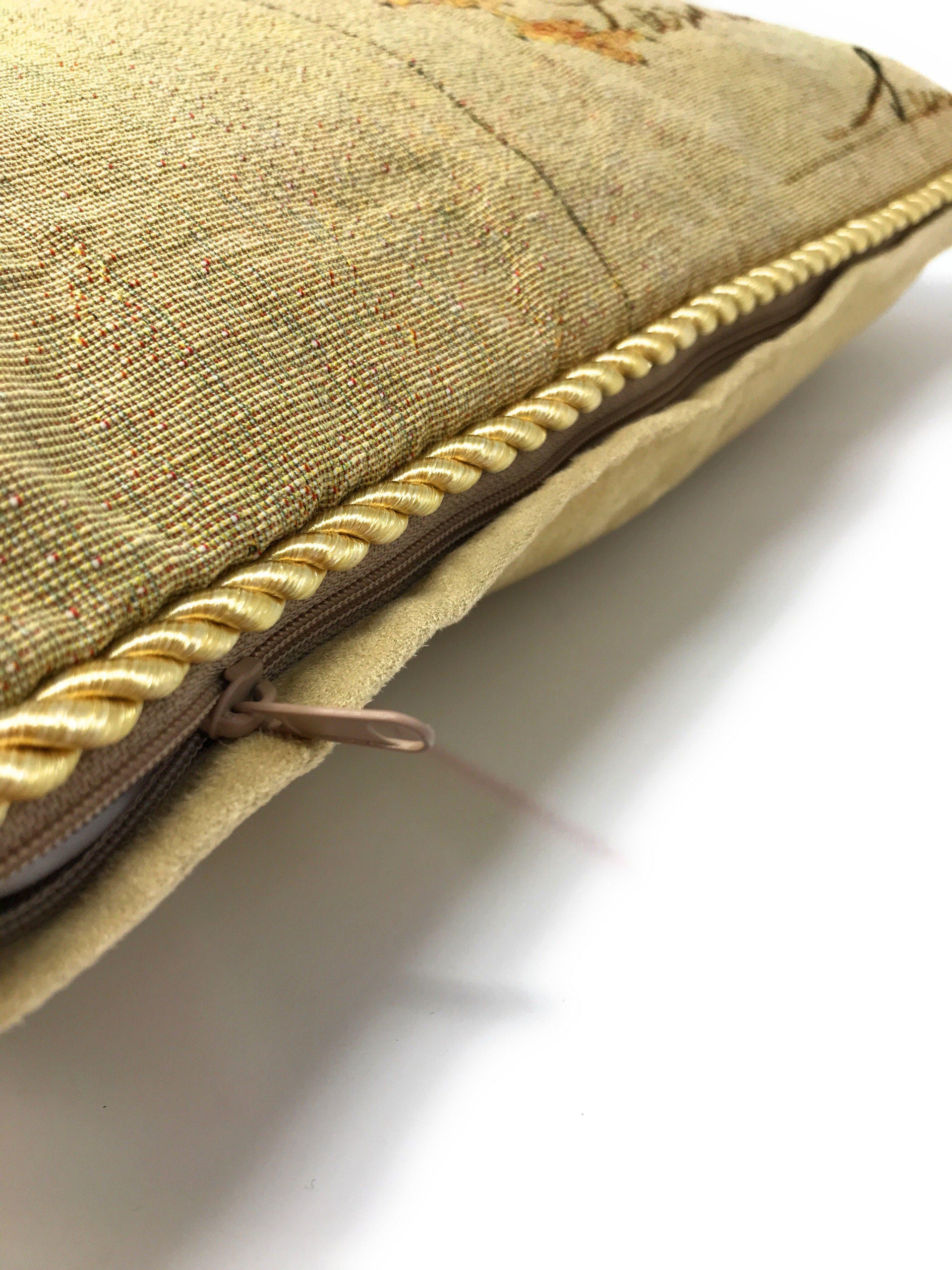 DaDa Bedding Set of 2-Pieces Glamorous Country Rooster Farmhouse Tapestry Throw Pillow Covers w/ Inserts - 18