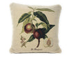 DaDa Bedding Set of 2-Pieces Nectarine Fruits Garden Tapestry Throw Pillow Covers w/ Inserts - 18