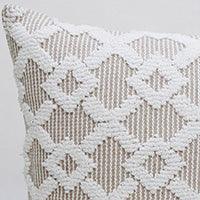 Decorative Beige Accent Throw Pillow  20