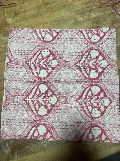 (Events) Block Print Pillow Sham 18x18