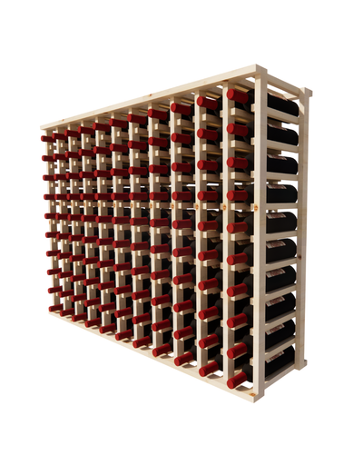 11 Column Pine Upper Wine Rack