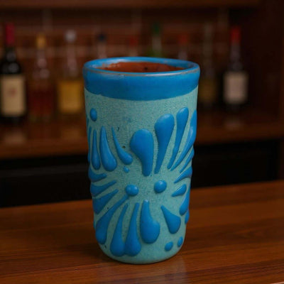 Pink & Blue Talavera Shot Glass Set | Gender Reveal Party Favors