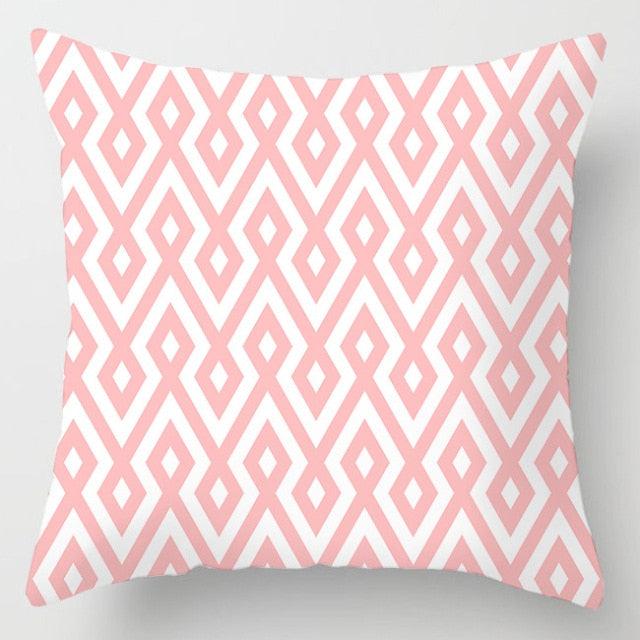 Pink Feather Pillowcase Decorative Sofa Cushion Case Bed Pillow Cover Soft Decorative Square Throw Pillow Cover Cushion Covers Pillow Case Home Decor Decorations for Sofa Couch Bed Chair Home Decor Car Cushion Cover Cute Pillow Case 45X45CM