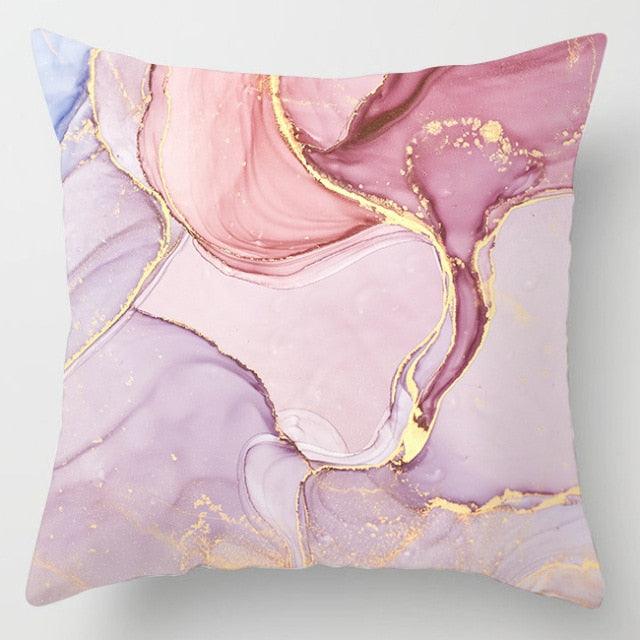 Pink Feather Pillowcase Decorative Sofa Cushion Case Bed Pillow Cover Soft Decorative Square Throw Pillow Cover Cushion Covers Pillow Case Home Decor Decorations for Sofa Couch Bed Chair Home Decor Car Cushion Cover Cute Pillow Case 45X45CM