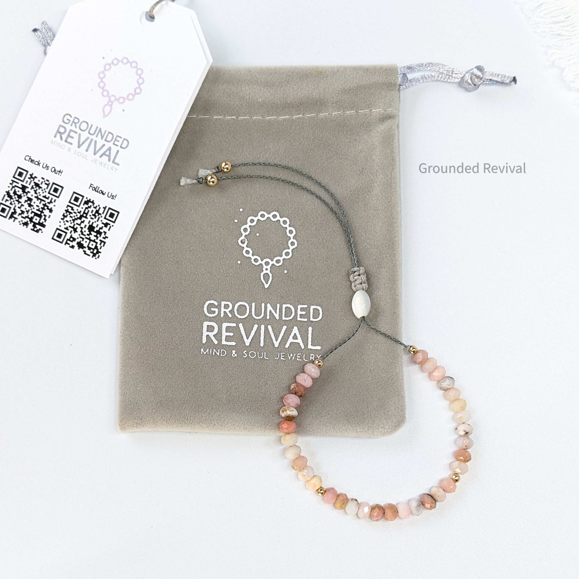 Pink Opal Tasbih Bracelet | Women's Prayer Beads - 33 Disc Beads, 6mm