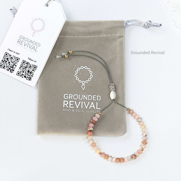 Pink Opal Tasbih Bracelet | Women's Prayer Beads - 33 Disc Beads, 6mm