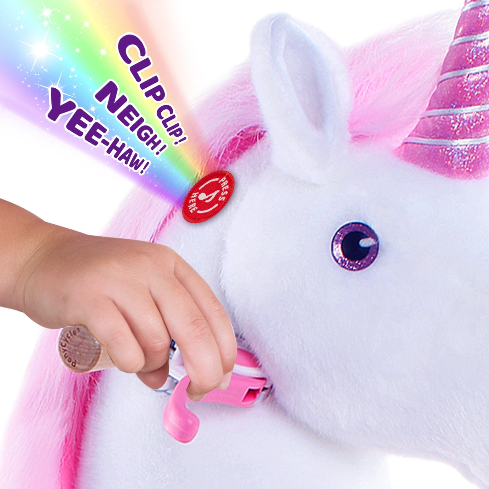 Model U® Unicorn Ride-On Toy Age 7+ – Pink