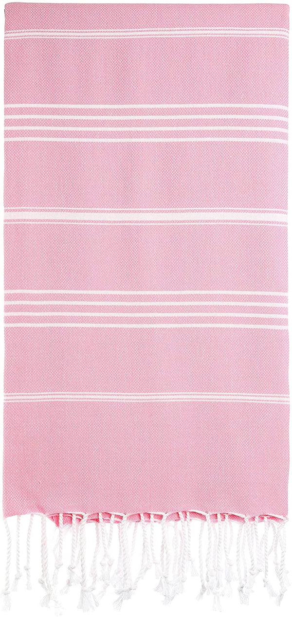Monaco Turkish Cotton Hand Towel – Lightweight Quick Dry Bathroom, Kitchen & Travel Towel, Luxury Organic Turkish Towel