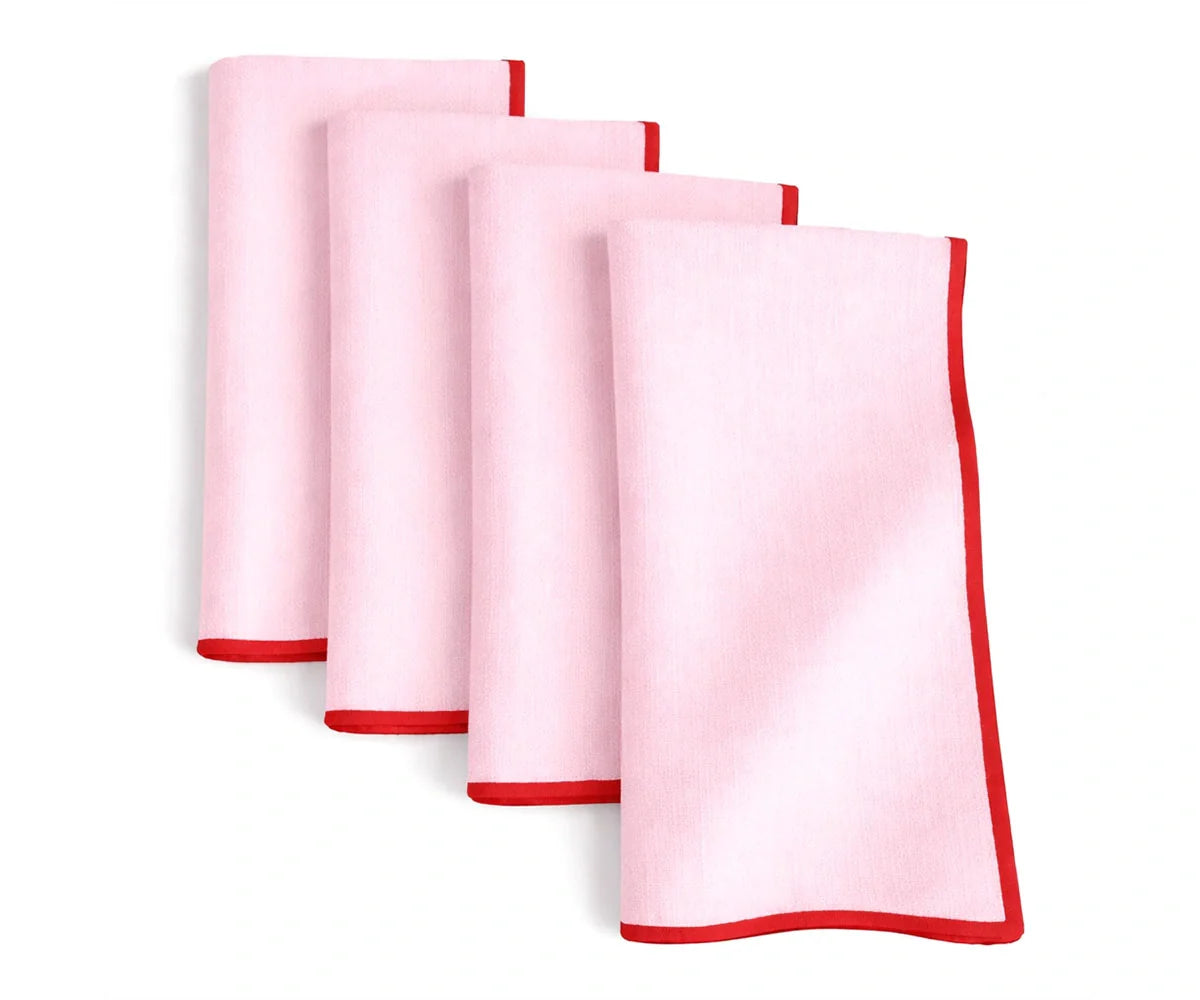 Merrow Stitch Cotton Napkins