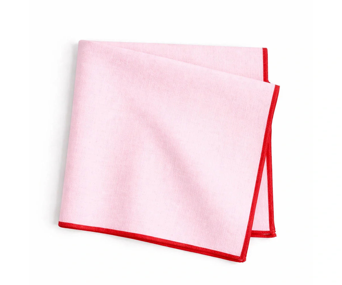 Merrow Stitch Cotton Napkins