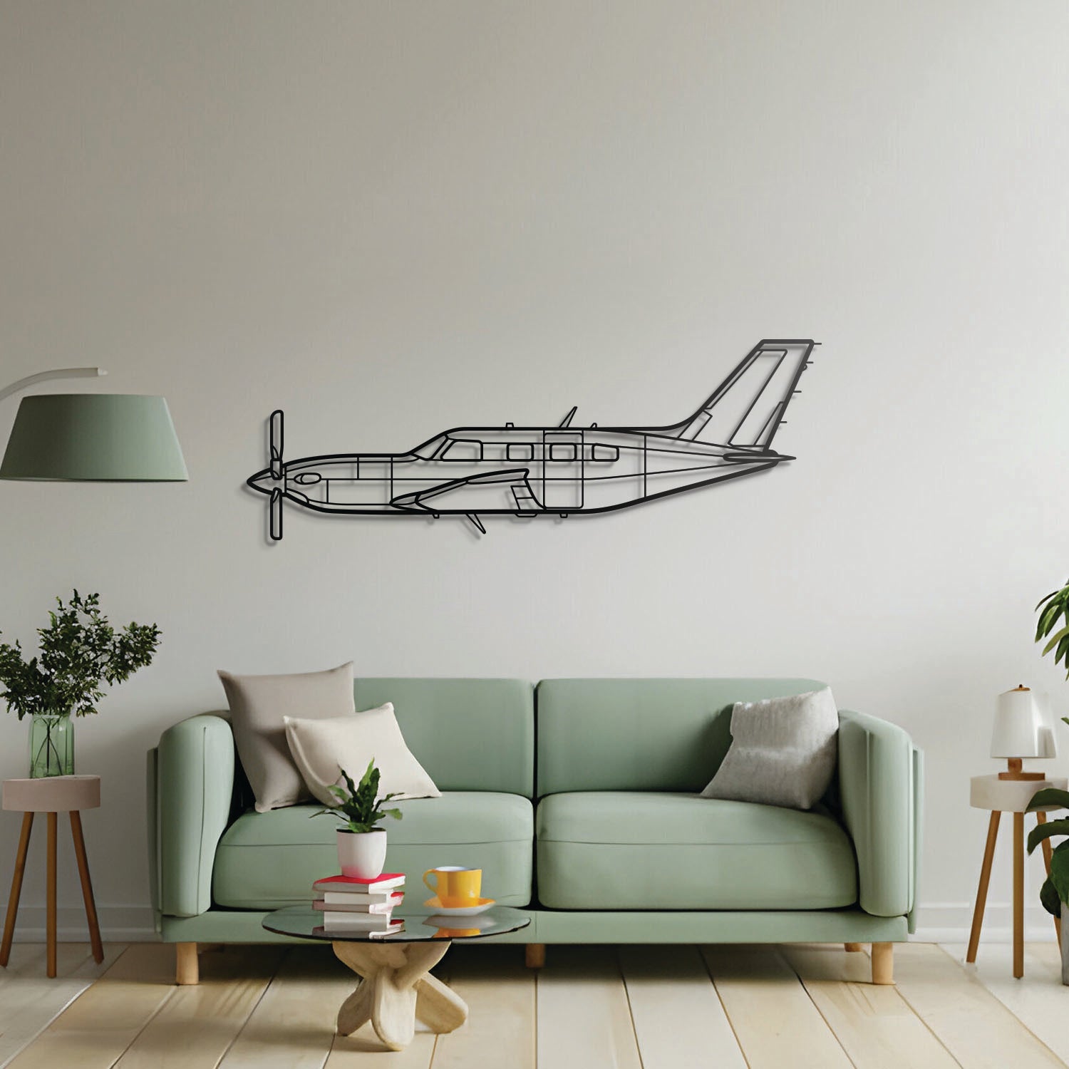 600M SLS Metal Aircraft Wall Art - NCP0159