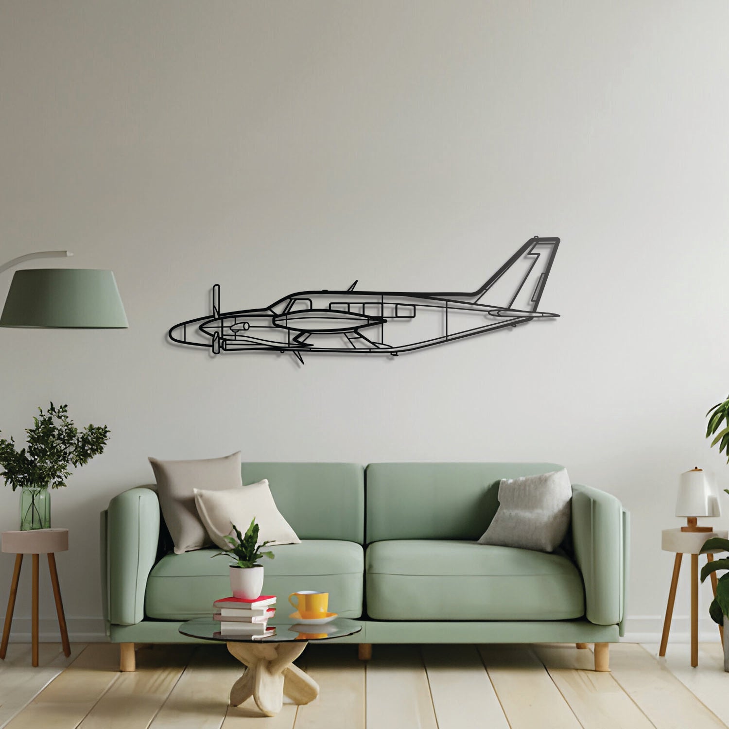 PA-31T Cheyenne Metal Aircraft Wall Art - NCP0239