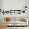 PA-46-350P Malibu Mirage Metal Aircraft Wall Art - NCP0241 - 19.3" - 49 cm