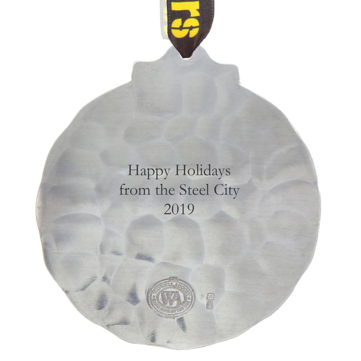 Pittsburgh Steelers Classic Round Ornament (Aluminum)