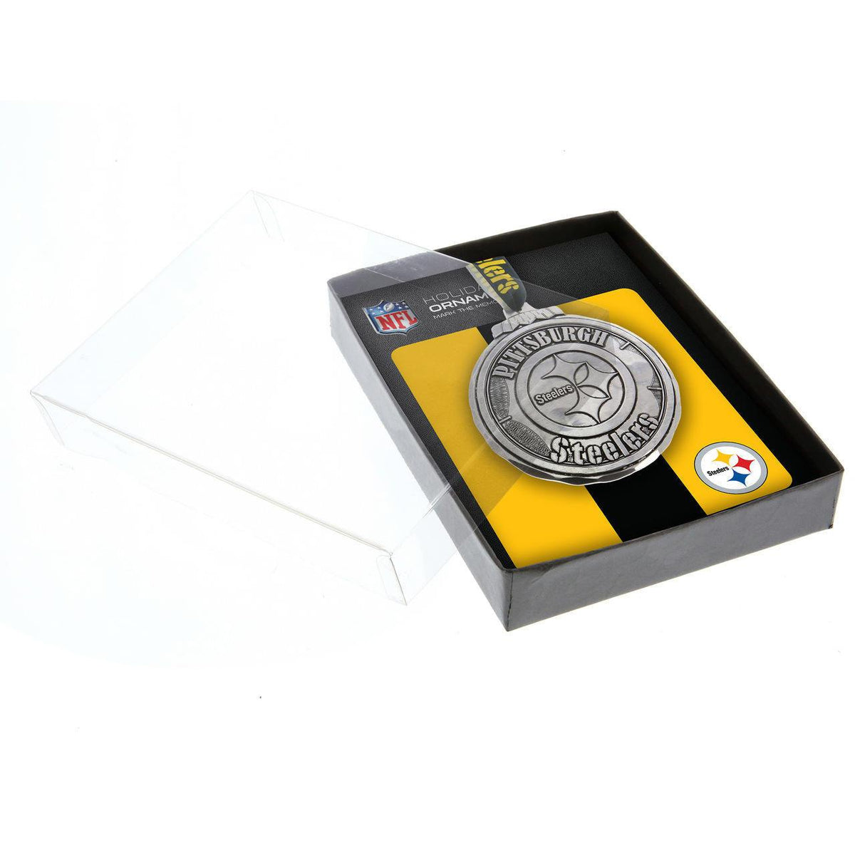 Pittsburgh Steelers Classic Round Ornament (Aluminum)