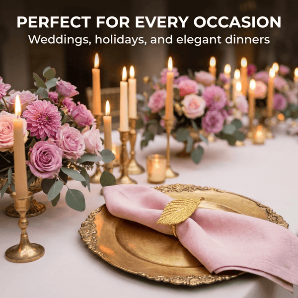 Gold Leaf Napkin Rings – Golden Leaf