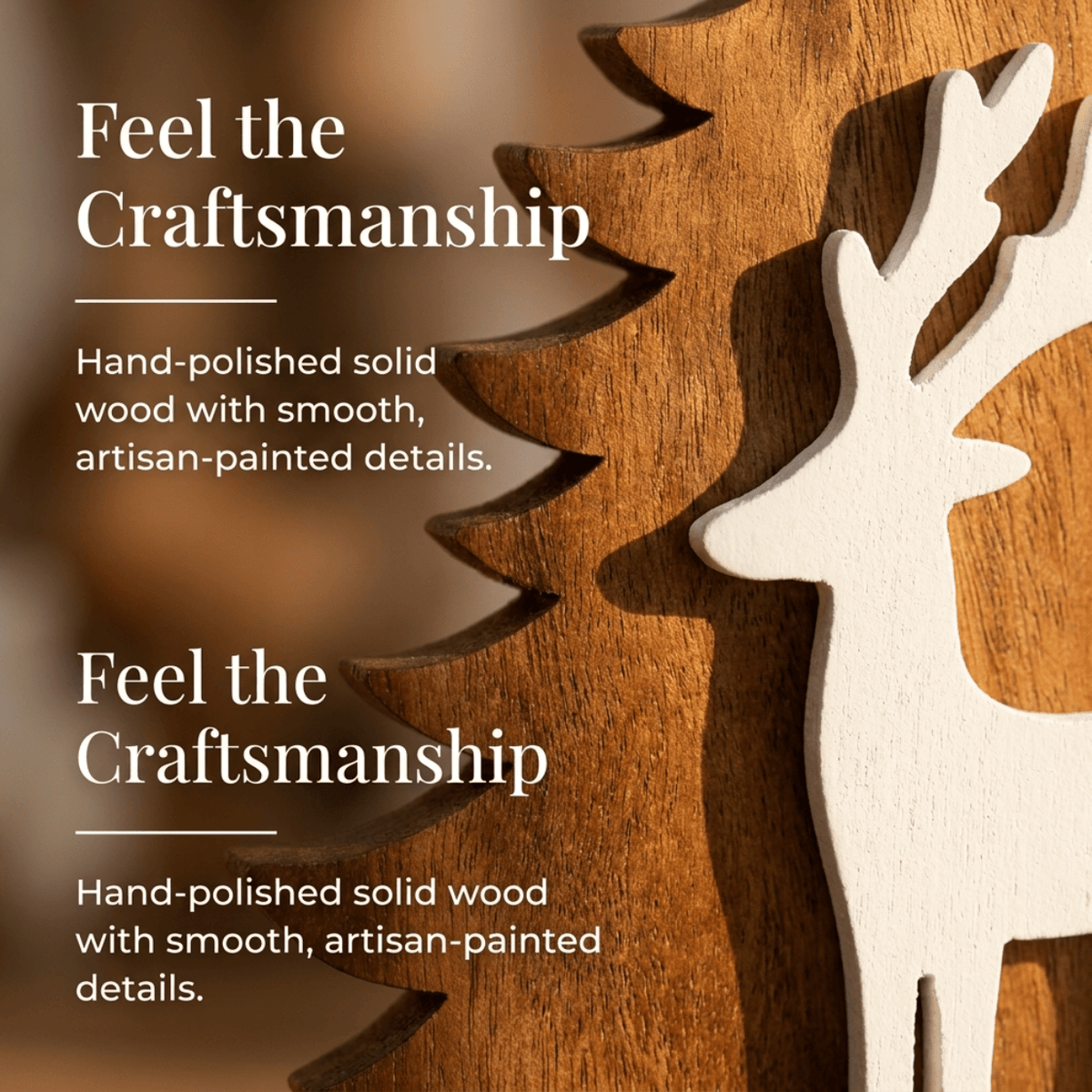 Wooden Christmas Tree – Evergreen Grace, Acacia