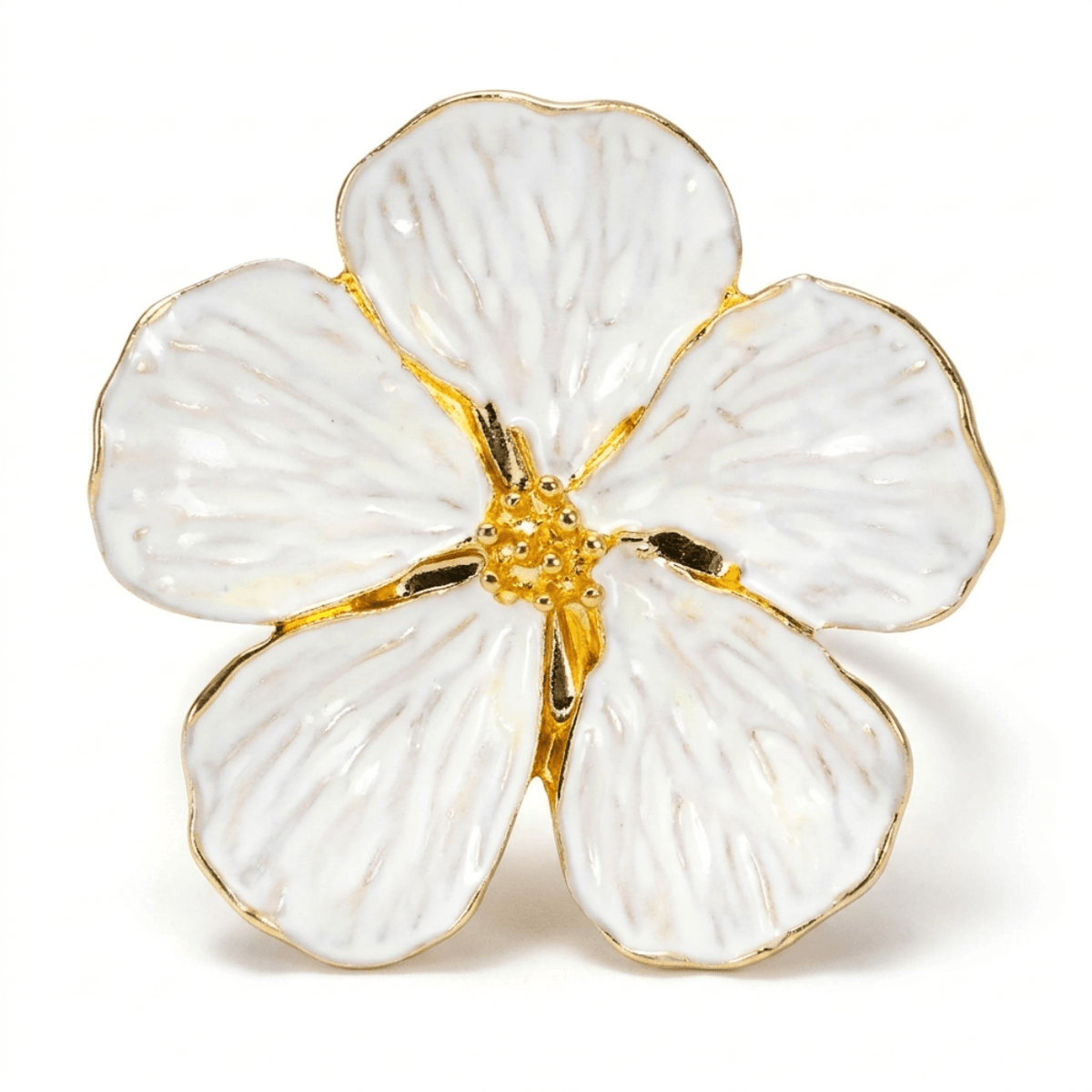 Gold Flower Napkin Rings – Floral Radiance