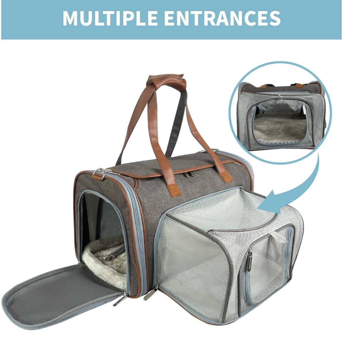 Mr. Peanut's Gold Series Big Apple XL Expandable Pet Carrier V3.0