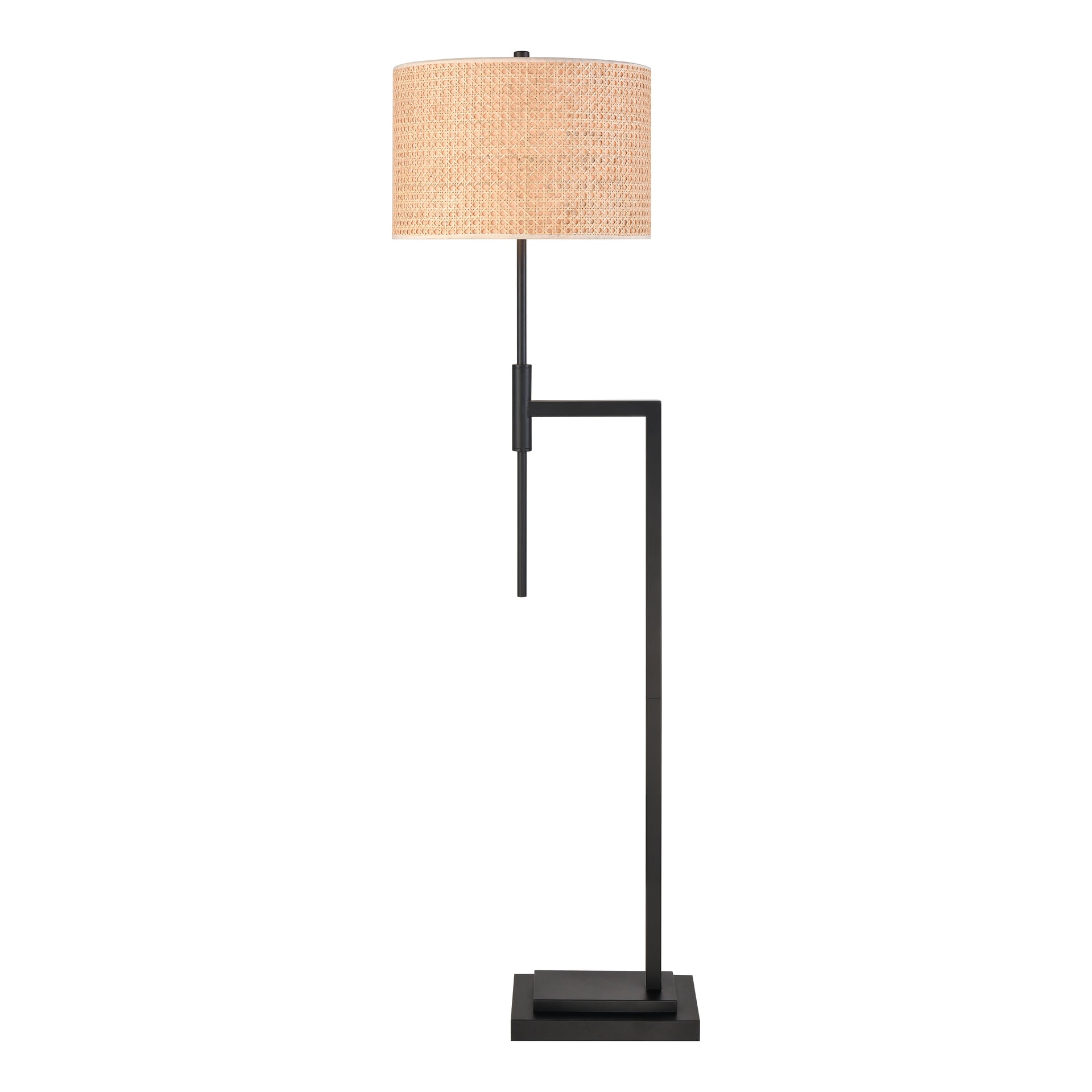 Baitz 62.5'' High 1-Light Floor Lamp - Matte Black