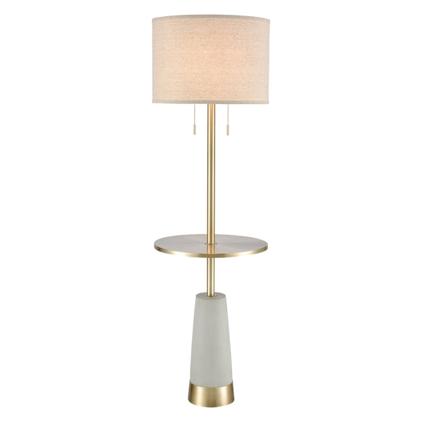 Below the Surface 63'' High 2-Light Floor Lamp - Polished Concrete
