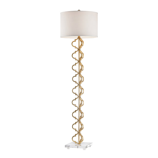 Castile 62'' High 1-Light Floor Lamp - Painted Gold