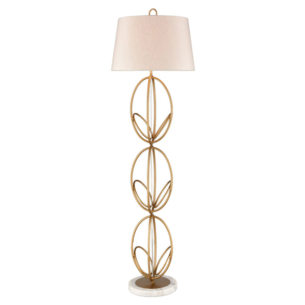 Morely 63'' High 1-Light Floor Lamp - Painted Gold