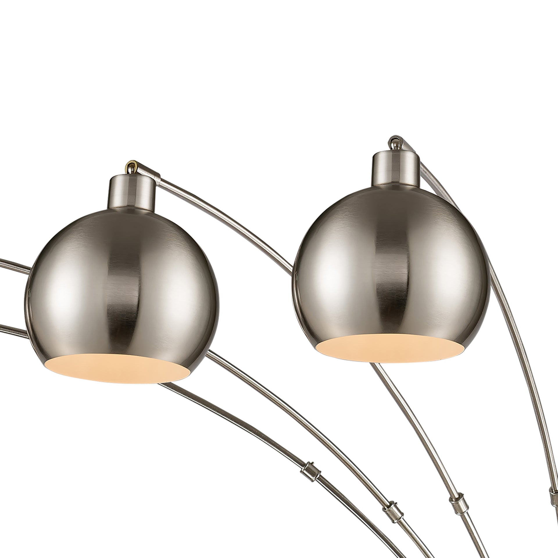Peterborough 85.5'' High 5-Light Floor Lamp - Polished Nickel