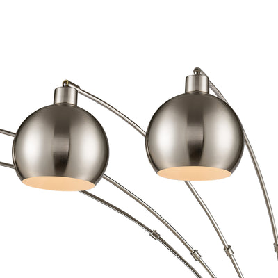 Peterborough 85.5'' High 5-Light Floor Lamp - Polished Nickel