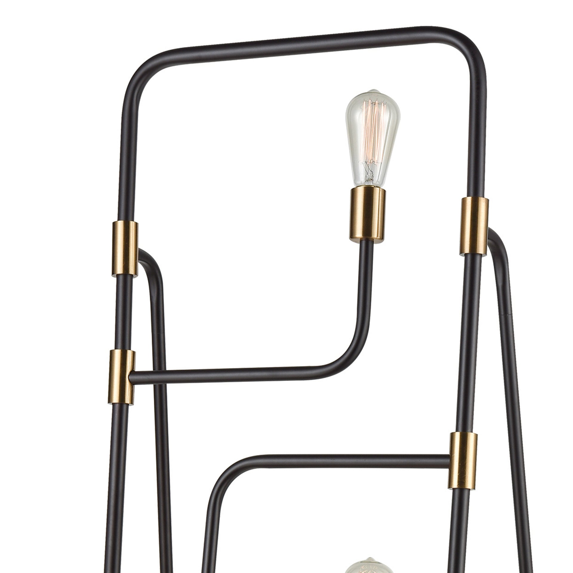 Think Tank 64'' High 5-Light Floor Lamp - Black