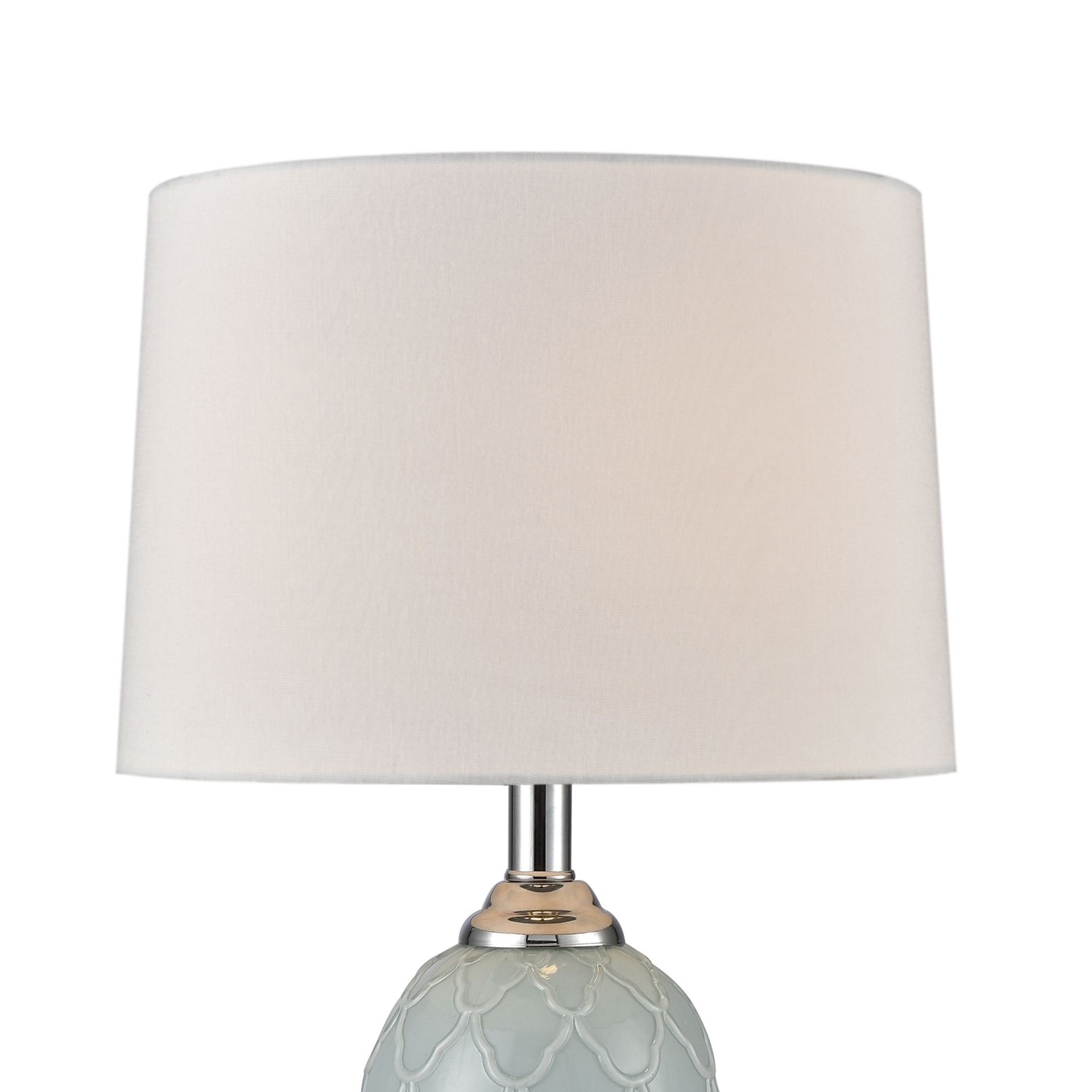 La Joliette 24'' High 2-Light Table Lamp - Set of 2 Pale Blue