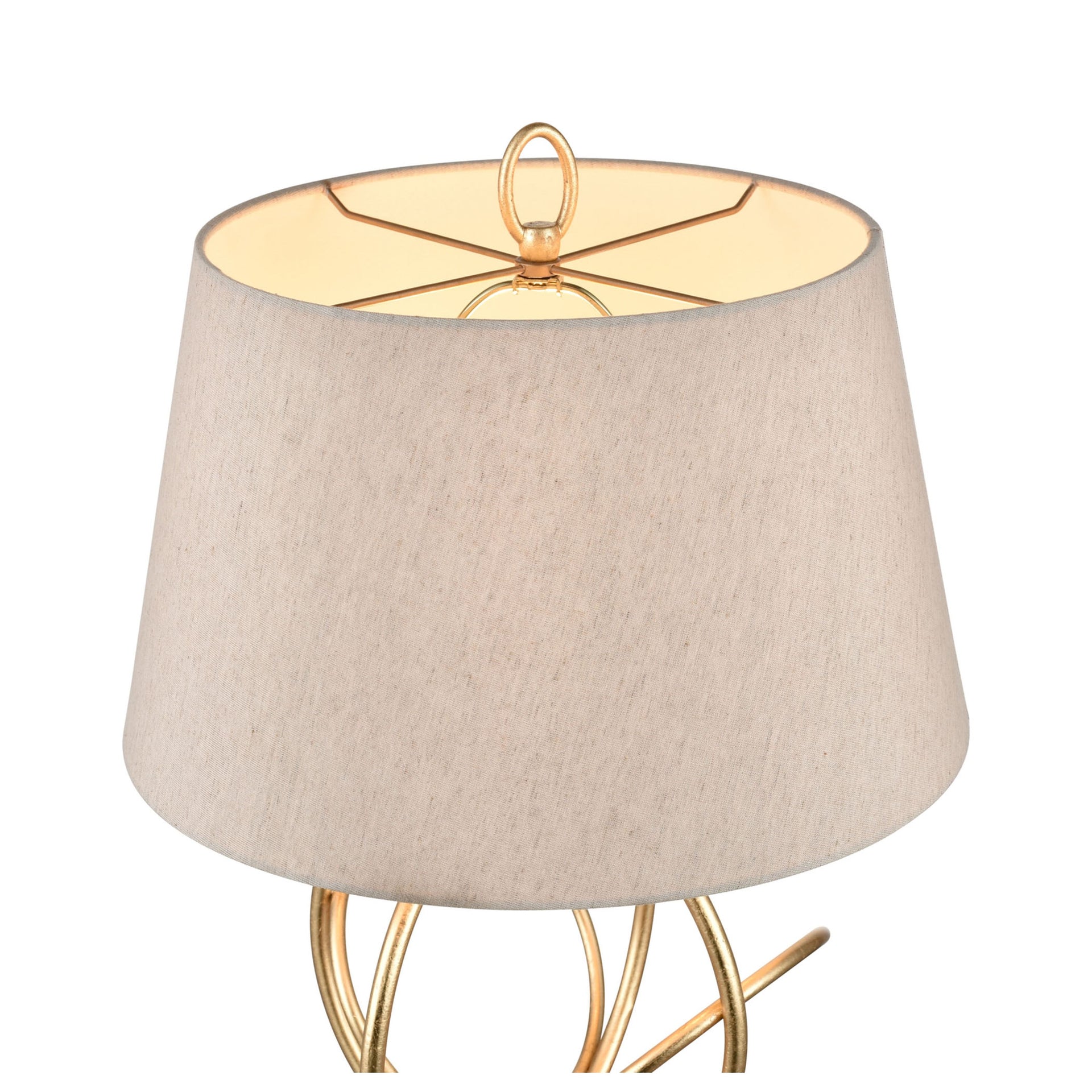Morely 26'' High 1-Light Table Lamp - Gold Leaf