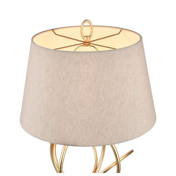 Morely 26'' High 1-Light Table Lamp - Gold Leaf